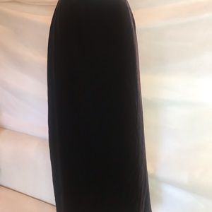NWT Dana Buchman Velvet Full-Length Skirt Size 2
